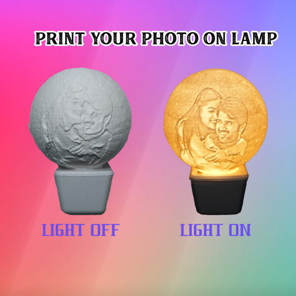 3D Personalized Photo Moon Lamp - Image 2