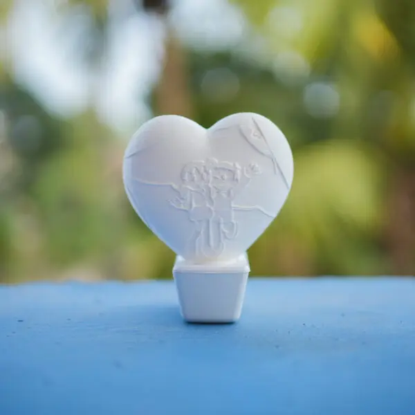 3D Heart Shaped Personalized Lamp Plug - Image 4